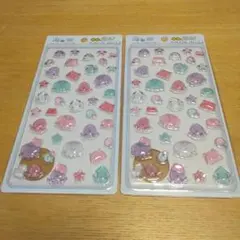 ぷくぷくジェリーシール　暗闇で光る！ 海のいきものたち　①