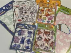 【正規品】ディズニープチドロップステッカーおすそ分け４枚セット