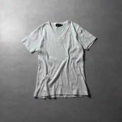00s archive rib vneck grunge tee white - メルカリ