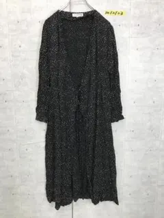 着回し可！UNIQLO ユニクロ × イネス 星ドット総柄 ロングカーディガン