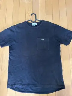 LACOSTE鹿の子地 ポケットTシャツ ブラックのサムネイル