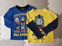 トーマス&フレンズ 長袖カットソー 2枚セット サイズ100 長袖Tシャツ