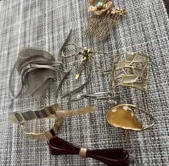 【まとめ売り】大人可愛い ヘアアクセサリー 8点 セット