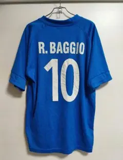 サッカー イタリア代表 バッジョ #10 ユニフォーム シャツ L相当