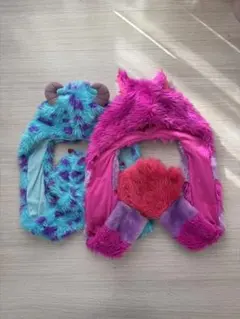 チェシャ猫&サリー　マフラーファンキャップセット