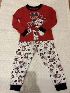 パウ・パトロール パジャマ マーシャル 長袖 上下セット　マーシャル１００センチ