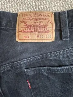 Levi's 501 ブラック usa 93年製 w40 サルファ 後染め