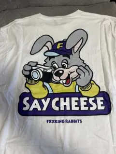 ポ*酢様 FR2 FXXKING RABBITS Tシャツ SAY CHEESE