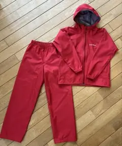 モンベル レインウェア上下セット　レイントレッカー kids 150