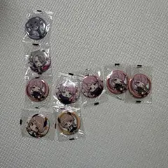 アニメキャラクター 缶バッジ 10個セット