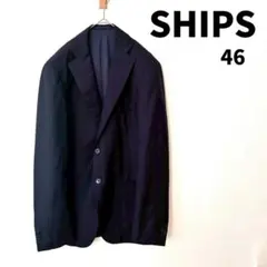 SHIPS テーラードジャケット メンズ ネイビー 46 シンプルのサムネイル