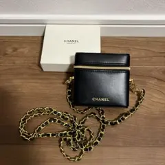 CHANEL MAKEUP リップポーチ 鏡、ショルダー紐、箱付き - メルカリ