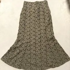 美品！green label relaxing トルコレース　マーメイドスカート