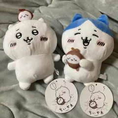 ちいかわ、ハチワレ　カブトムシと一緒ぬいぐるみ