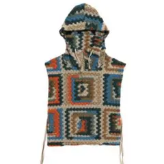 Hooded Interliner / Crochet Knit