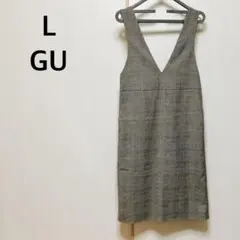 グレンチェック ジャンパースカート