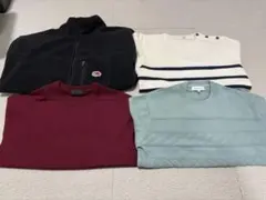 THE SHOP TK、PSFAカジュアルニット・フリースセット