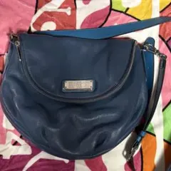 MARC BY MARC JACOBS レザー ショルダーバッグ 青（ネイビー）のサムネイル