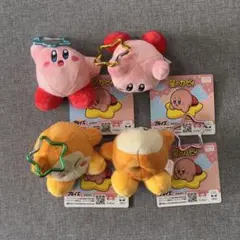 星のカービィ カラビナ付きマスコット 全4種コンプリートセット⑦