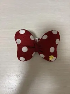 ディズニー　ミニーちゃん　リボン　ヘアゴム