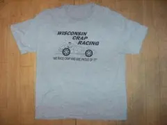 アメリカ モータースポーツ WISCONSIN レーシング Tシャツ★F1 旧車