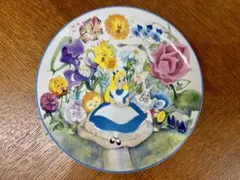 不思議の国のアリス アクリル画 薔薇のアーチ アリス 絵画 丸形 