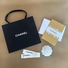 CHANEL ショッパー メッセージカード リボン カメリア