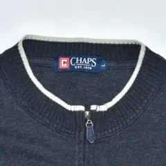 【CHAPS】コットン ドライバーズ ニット ダブルジップ Lのサムネイル
