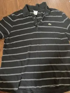 LACOSTE ボーダー ポロシャツ Lサイズ