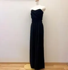 美品　ラグナムーン　LADYクロスベアパンツドレス　結婚式ドレス　ブラックのサムネイル