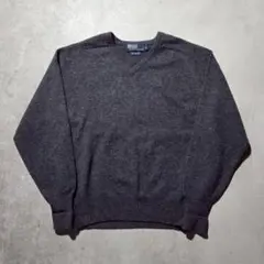 90s POLO by RALPH LAUREN ラムウール Vネックセーター