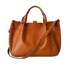 美品　ゲンテン genten エターデ レザー　ショルダーバッグ 2wayのサムネイル