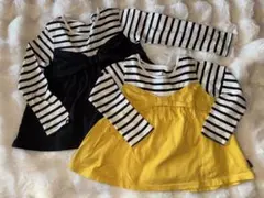 ストライプ長袖カットソー2色セット