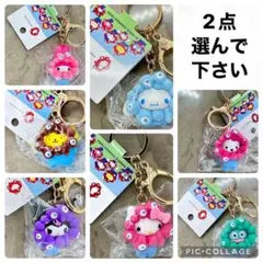 【当日発送】サンリオ×関西 大阪万博 ミャクミャクなりきりマスコット2点まとめ割