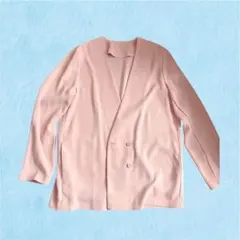 n54. GU ノーカラーダブルジャケット　入学式　入園式