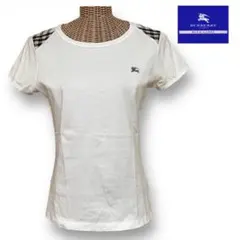 BURBERRY BLUE LABEL 半袖 Tシャツ カットソー ロゴ 38