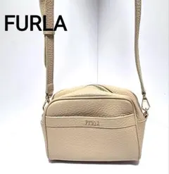 ✨極美品✨FURLA♥️ フルラ アヴリル ショルダーバッグ レザー ベージュ