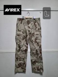 AVIREX アヴィレックス カーゴパンツ 迷彩 ベーシック カモフラ L