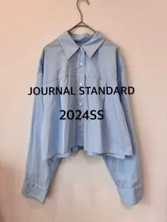 美品　JOURNAL STANDARD 2024SSフロントタックショートシャツ