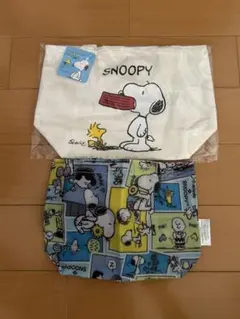 スヌーピー トートバッグ　2個セット