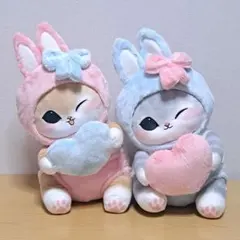 mofusand　モフサンド　うさにゃんBIGぬいぐるみ　全2種セット