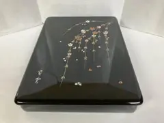 石原裕次郎 恋の町札幌 会津塗オルゴール 胡蝶蘭ジュエリーボックス 箱