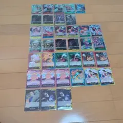 し*ろ様 ワンピースカードセット パラレル9枚、SR12枚、リーダーカード15枚