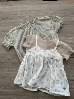 女の子 半袖 80サイズ 2枚セット