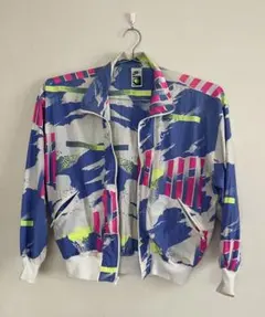 90s NIKE Challenge Court 総柄 ナイロンジャケット