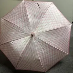 Pinky&Dianne 長傘 ピンク ロゴ総柄　雨傘のサムネイル