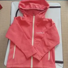 mont-bell キッズパーカー 赤のようなピンク 100
