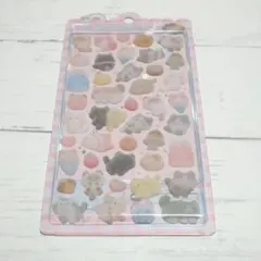 ☆新品 미사용 ☆ クーリア ねこねこ ふわふわドロップシール フロッキーシール