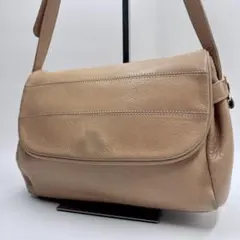 良品✨ペレボルサ ショルダーバッグ レザー ブラウン フラップのサムネイル