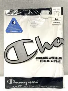 チャンピオン　VネックTシャツ　ホワイト　2枚セット